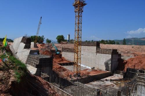 甘肅省臨洮縣洮河楊家河二級水電站2#廠房土建工程圖片