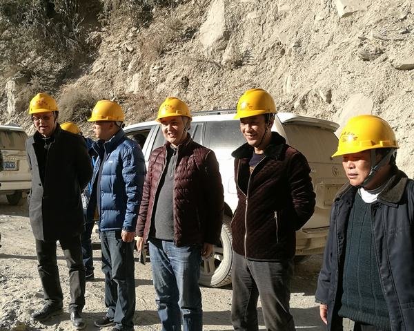 楊澤林率檢查組到博瓦水電站檢查安全生產工作