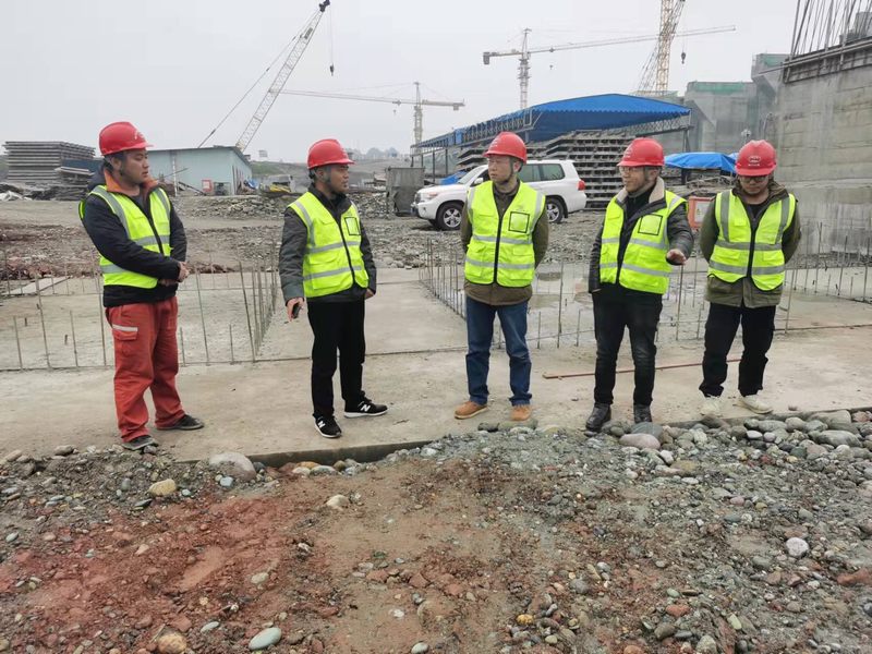 公司黨委書記、董事長代勇一行到岷江虎渡溪航電樞紐工程項(xiàng)目檢查指導(dǎo)工作