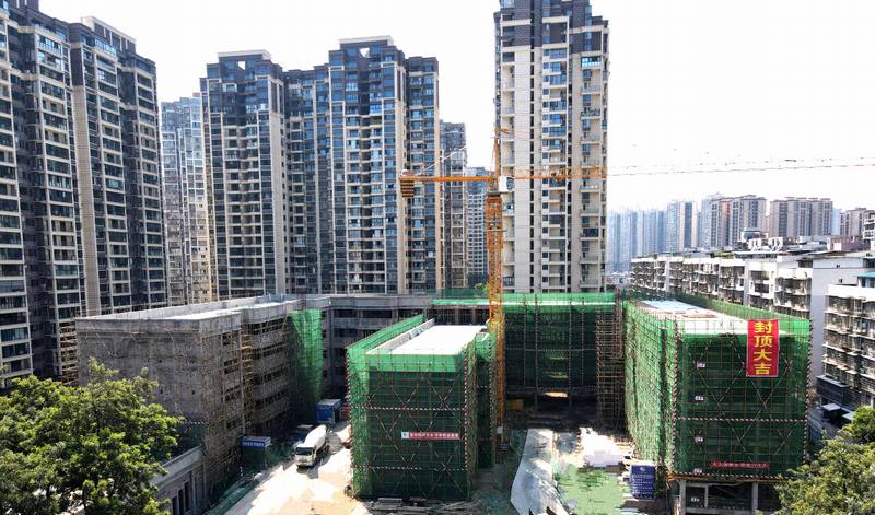 公司房建項目取得進展，多元化經營再添新力——資陽市雁江區第六中學主體教學樓順利封頂