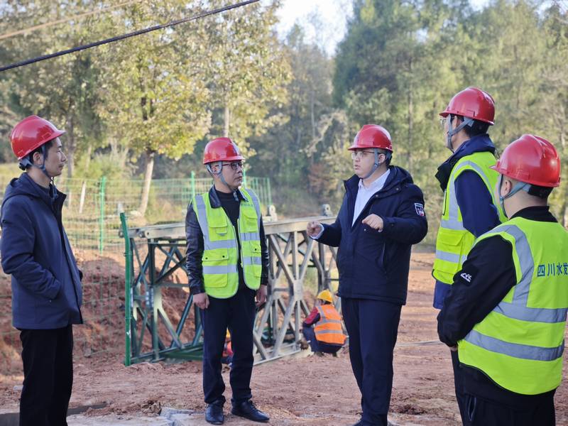 羅雪帶隊督導(dǎo)檢查三、四分公司重點項目在建情況