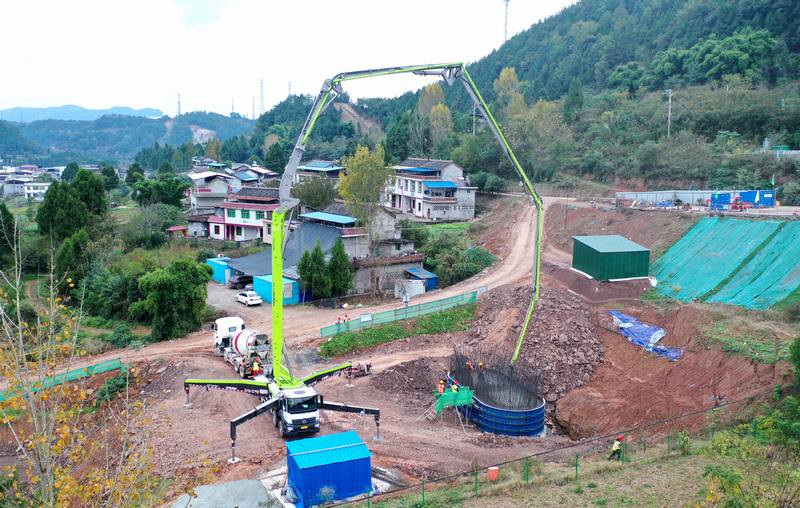 亭子口灌區(qū)一期工程項(xiàng)目I標(biāo)段首座空心墩開始澆筑