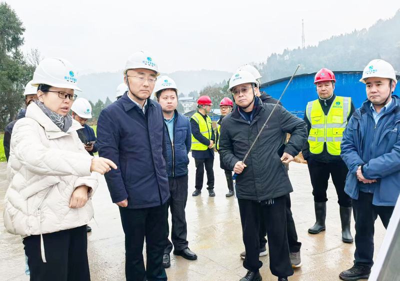 曹斌赴亭子口灌區I期構溪河渡槽工程調研